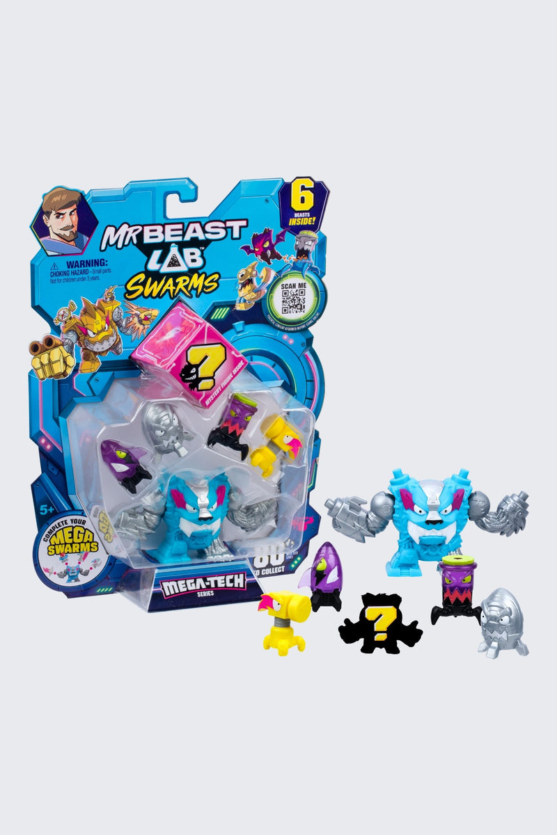 MrBeast Lab Swarms Lab Pack - MEGA-TECH Series, 6 Pack - Mega Byte