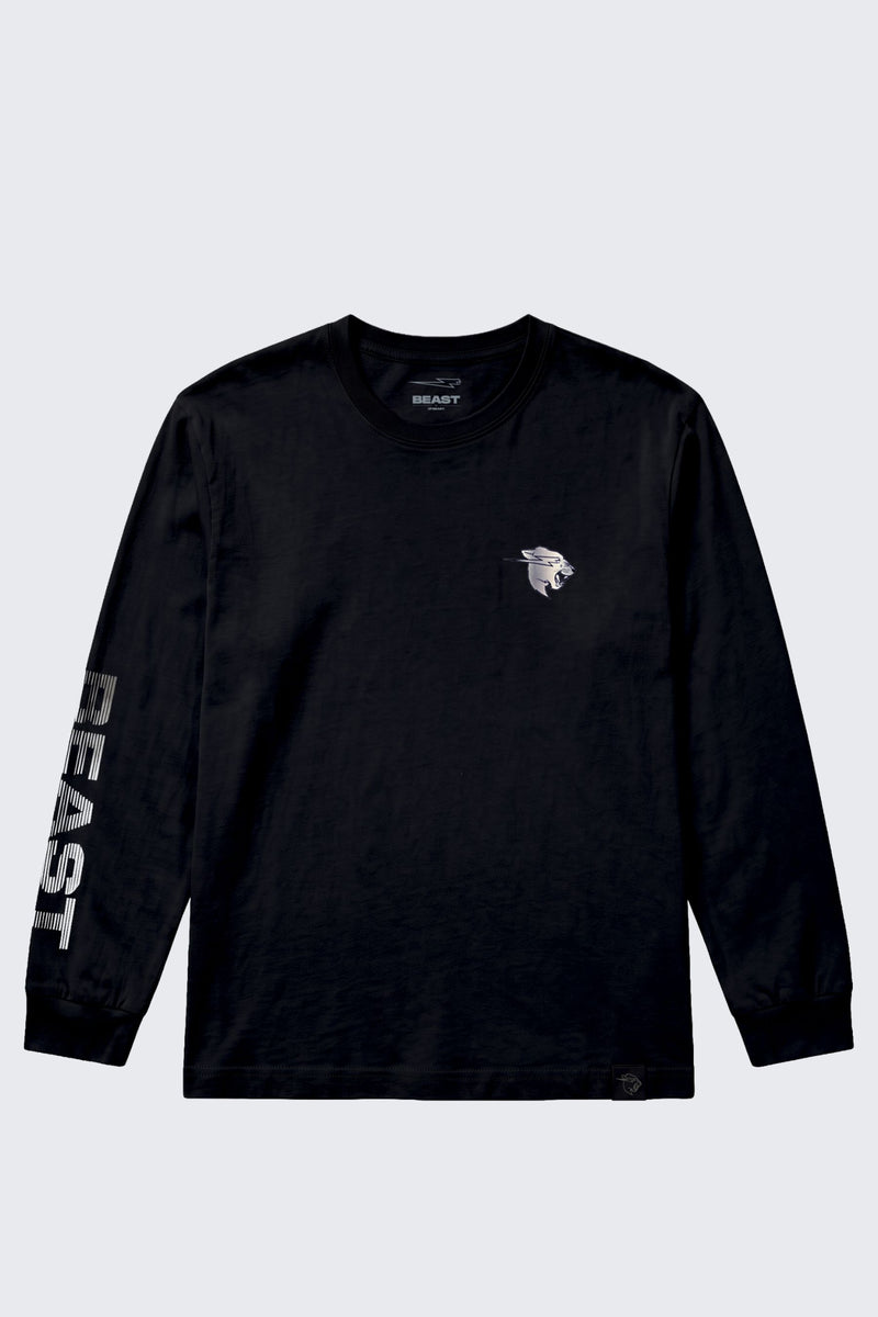 Beast Surge Long Sleeve Tee - Black / SM (6/7)