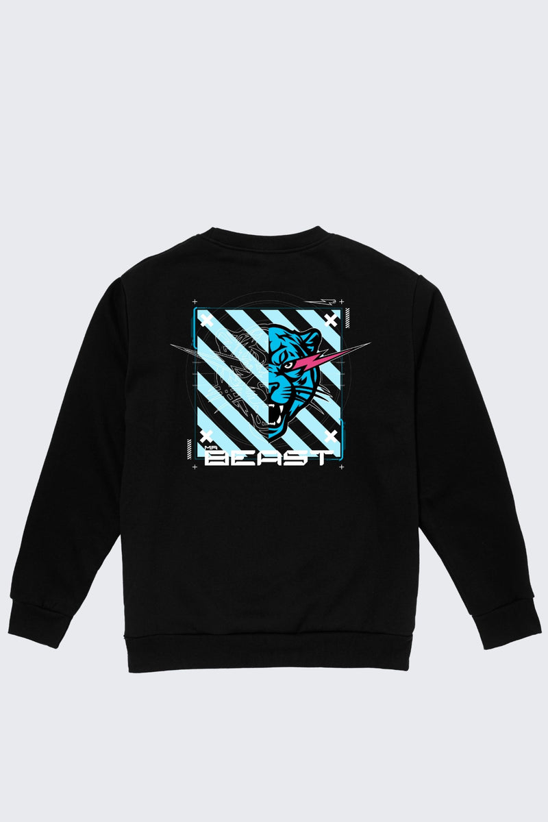 MrBeast Clone Crew Sweatshirt - Black / SM (6/7)