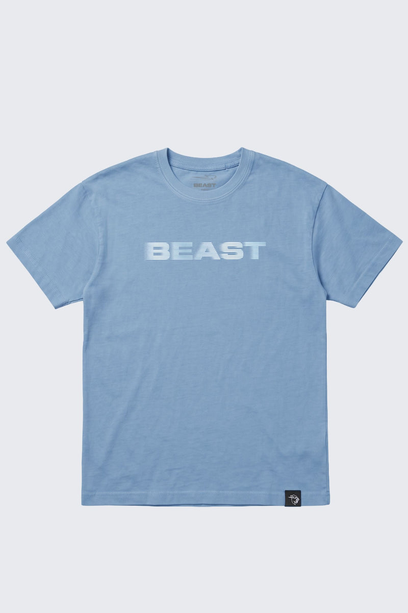 Beast Surge Tee - Mineral Blue / SM (6/7)