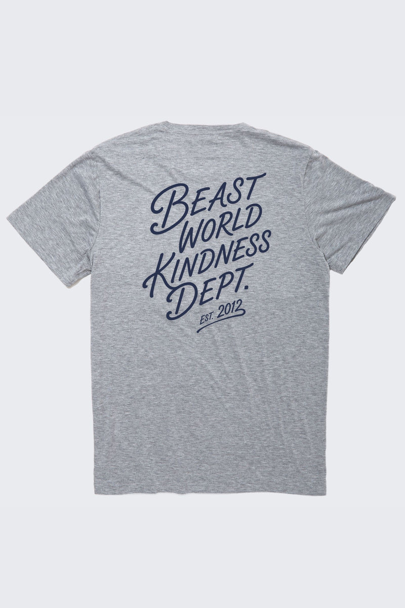 Kindness Dept. Tee - Heather gray / SM (6/7)