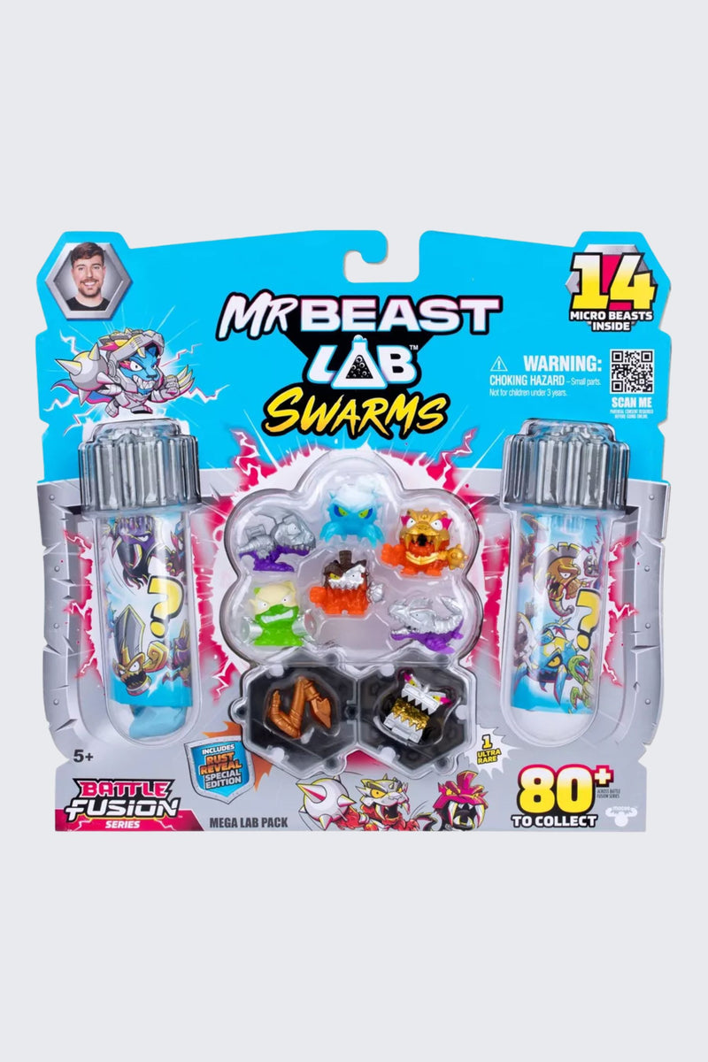 MrBeast Lab Swarms Mega Lab Pack - Battle Fusion Series, 14 Pack - Cash Mouth Pack