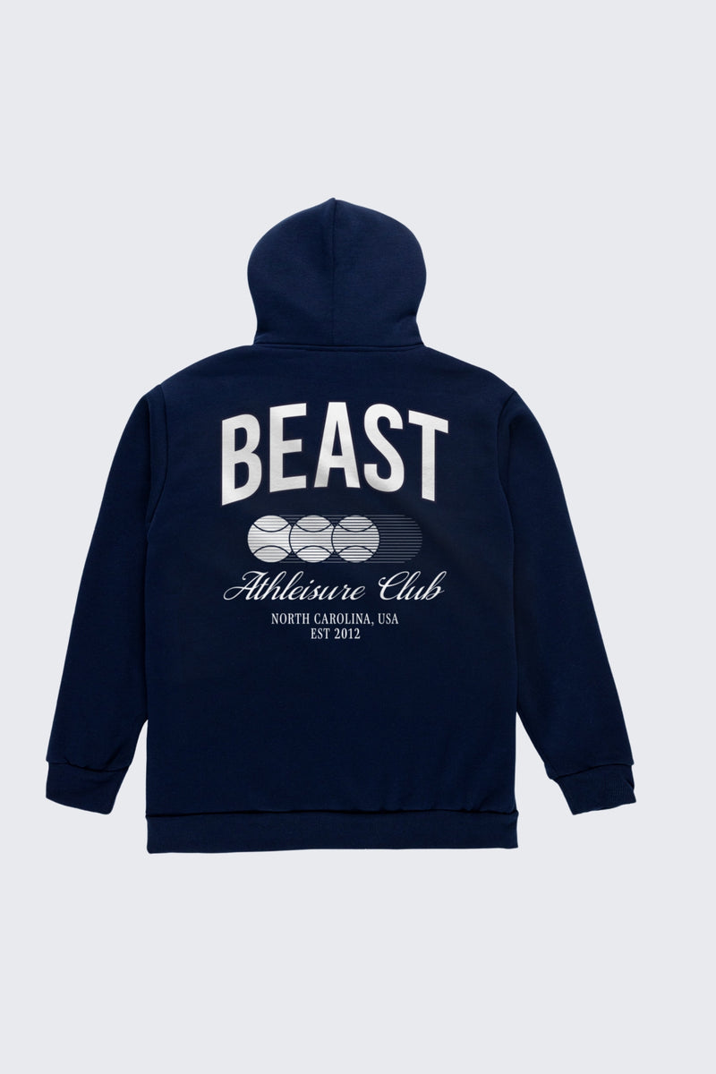 Beast Athleisure Club Tennis Hoodie - SM (6/7) / Navy