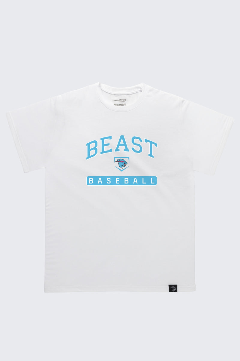 Beast Edition Baseball Tee - SM (6/7) / White