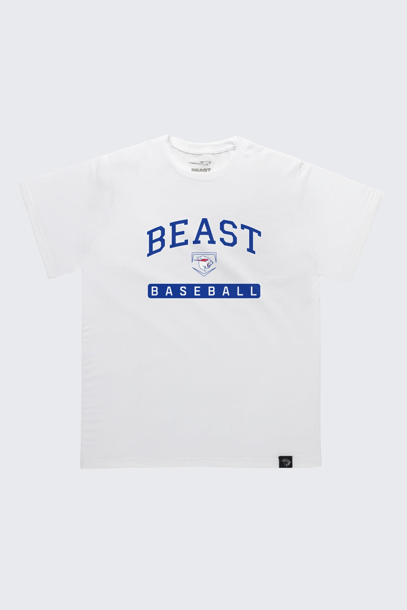 Classic Beast Baseball Tee - SM (6/7) / White