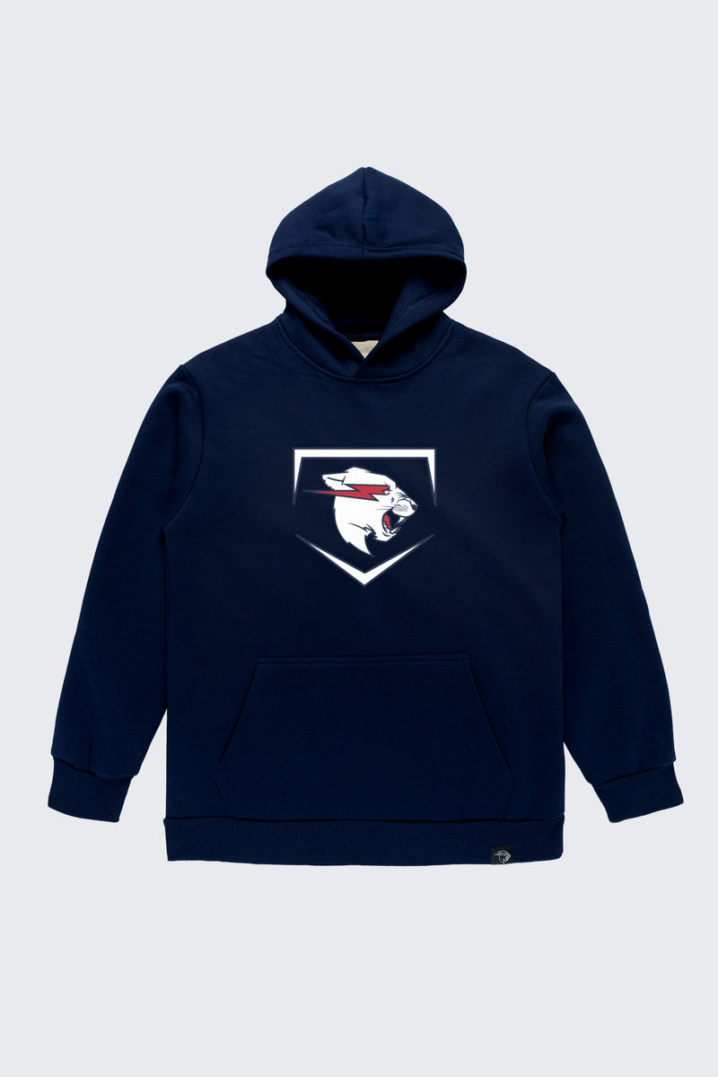 Classic Beast Plate Hoodie - SM (6/7) / Navy