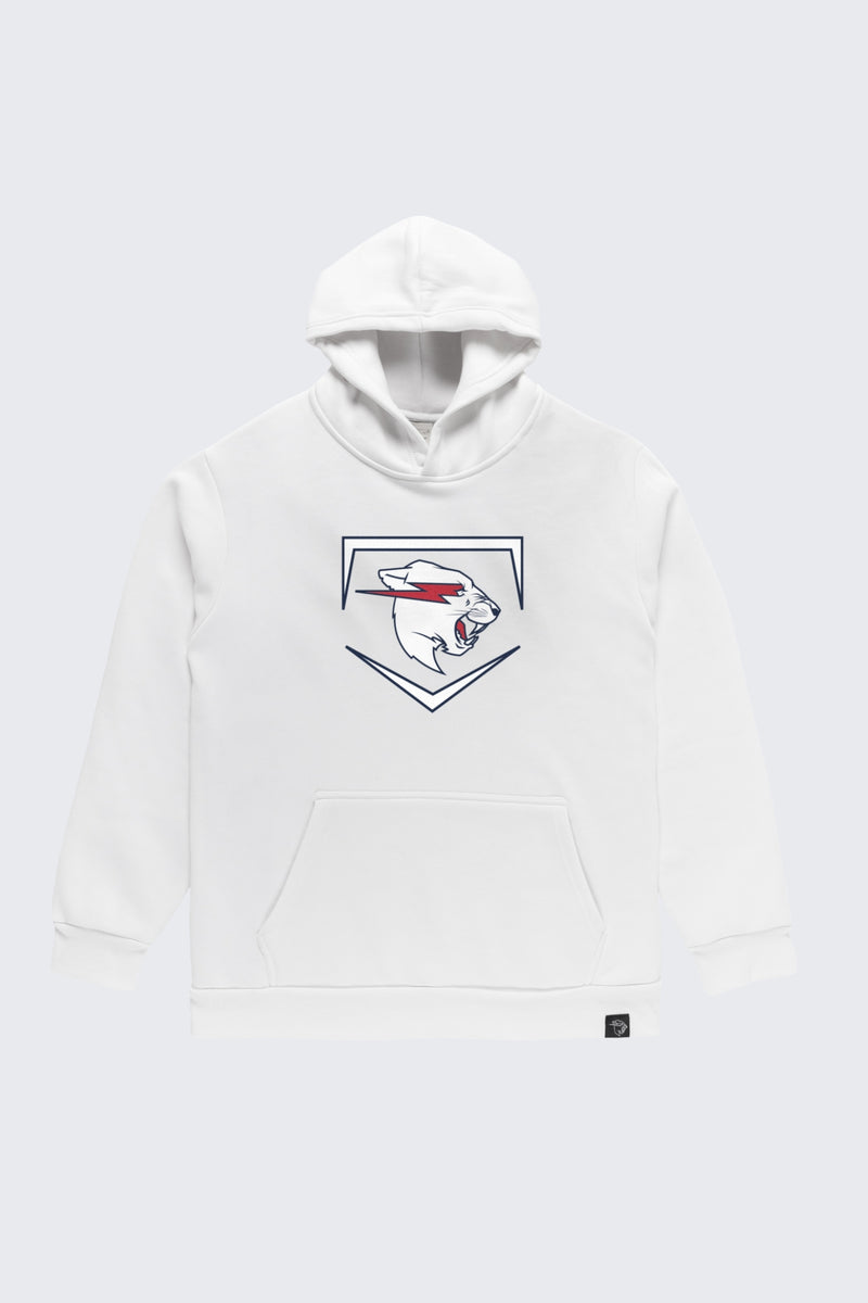 Classic Beast Plate Hoodie - SM (6/7) / White