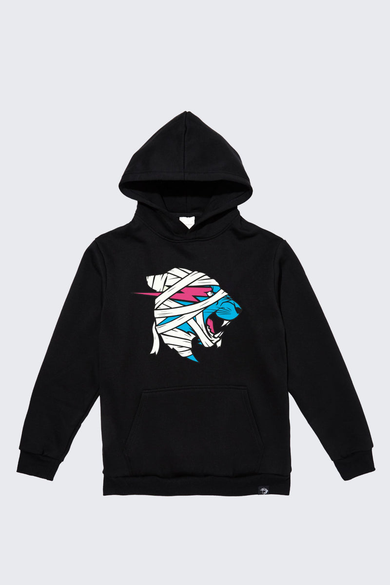 Glow in the Dark Mummy Panther Hoodie - Black / SM (6/7)
