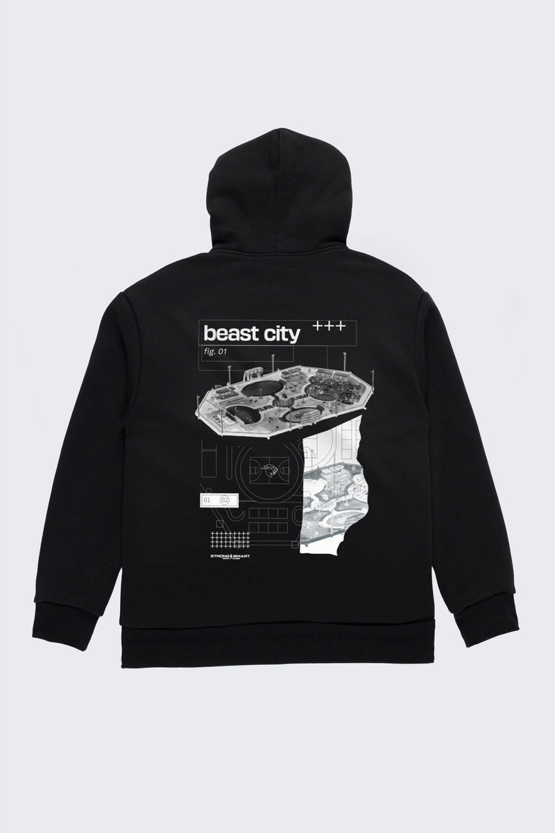 Beast Games Beast City Hoodie - MD (8/9) / Black