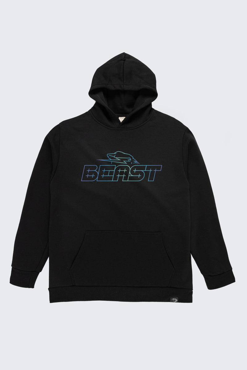 Gradient Beast Hoodie - SM (6/7) / Black