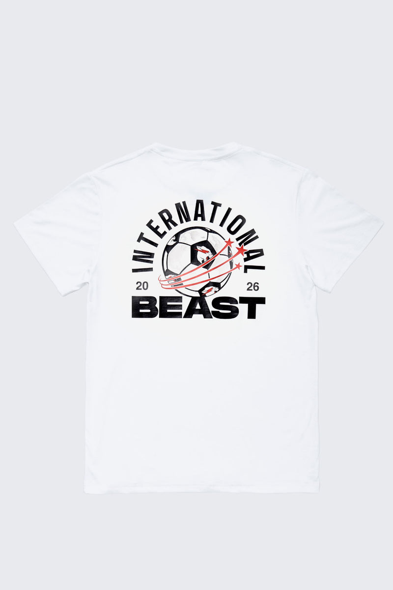 International Beast Soccer Tee - White/Black / SM (6/7)