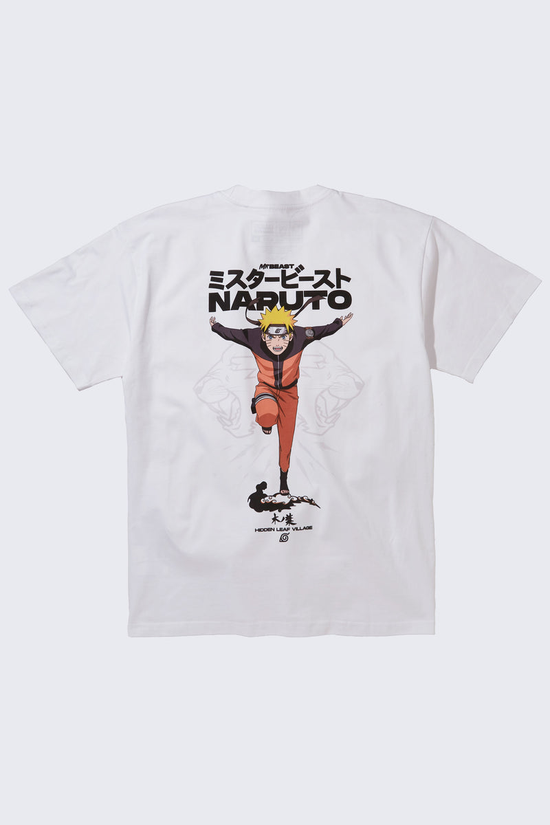 MrBeast x NARUTO Kogeki Tee - SM (6/7) / White
