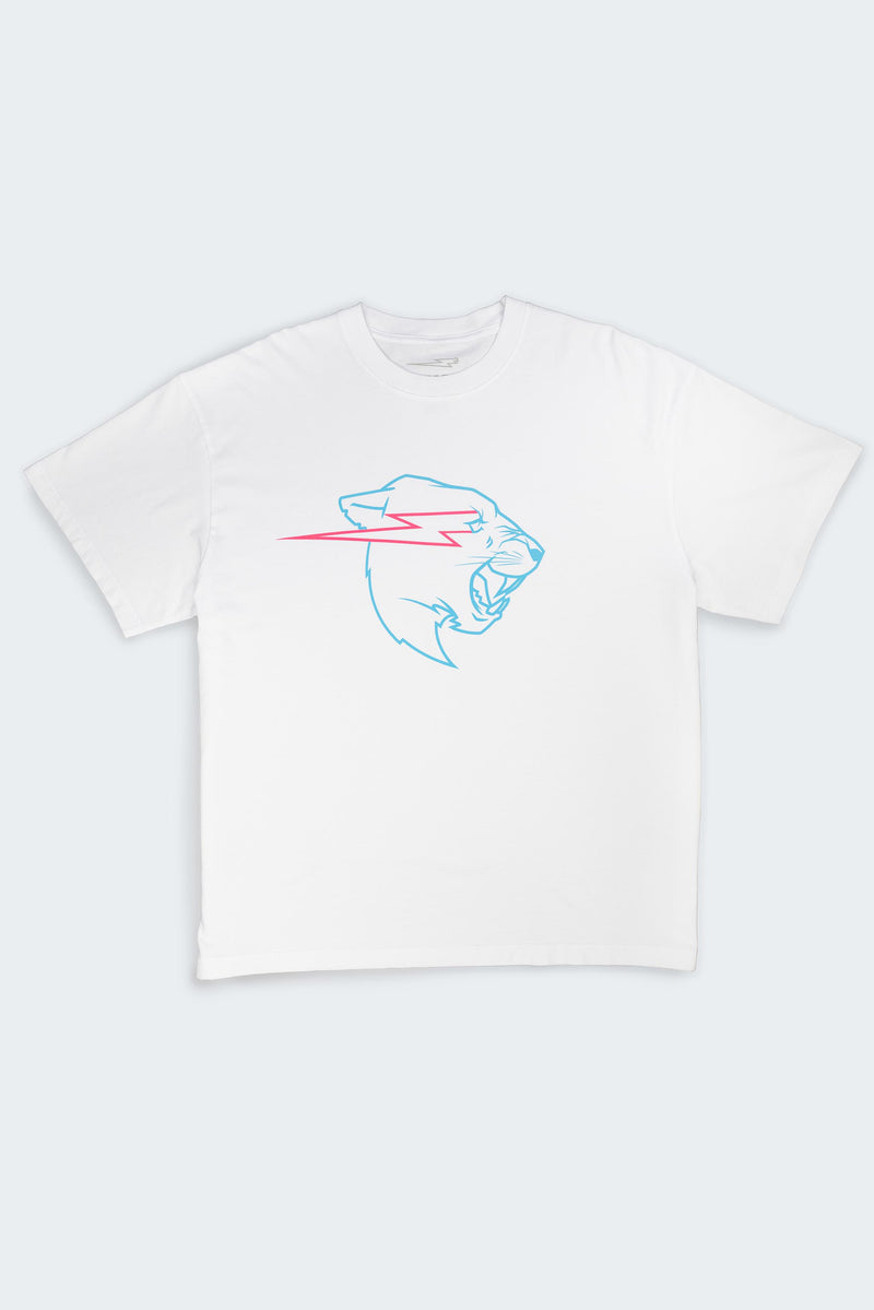 Glow In The Dark Panther Tee - White / SM (6/7)