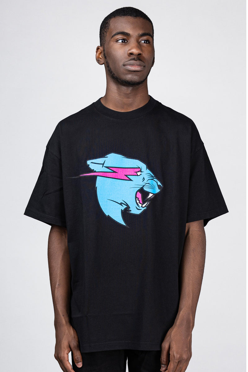 Panther S/Sleeve Tee - Black - XS / Black