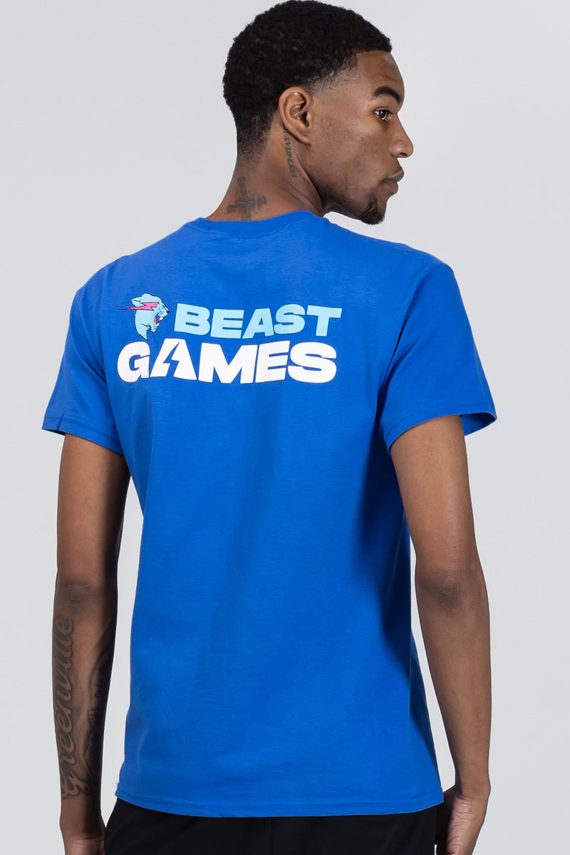Beast Games Basic Tee - Blue - 3XL / Blue