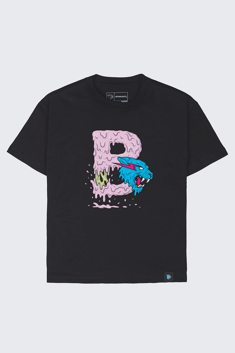 Youth Dripper Tee - Black - SM (6/7) / Black