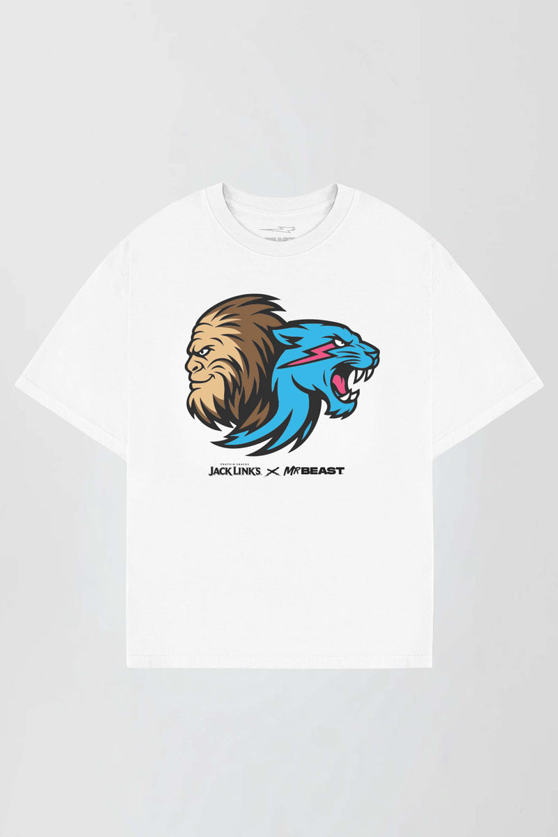 MrBeast x Jack Links Feed the Beasts Tee - White - 3XL / White