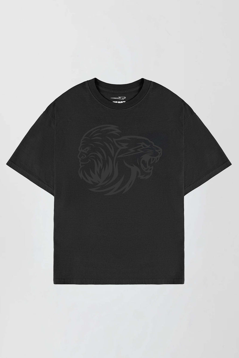 MrBeast x Jack Links Feed the Beasts Tonal Tee - Black - 3XL / Black