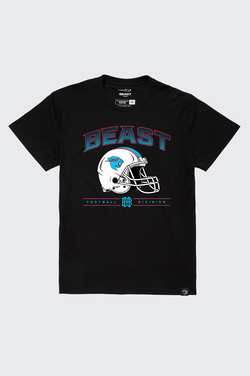 Beast Football Division Tee - Black / SM (6/7)
