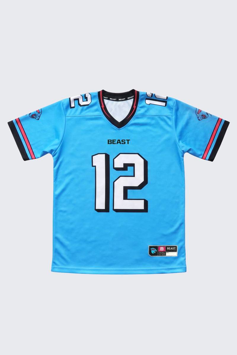 Beast Division Football Jersey - Beast Blue / SM (6/7)