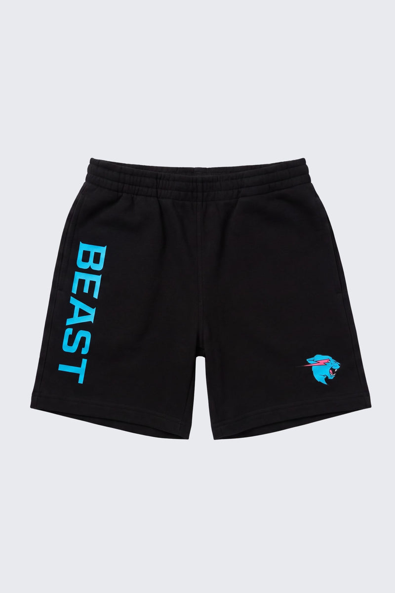 Beast Panther Sweat Shorts - Black / SM (6/7)