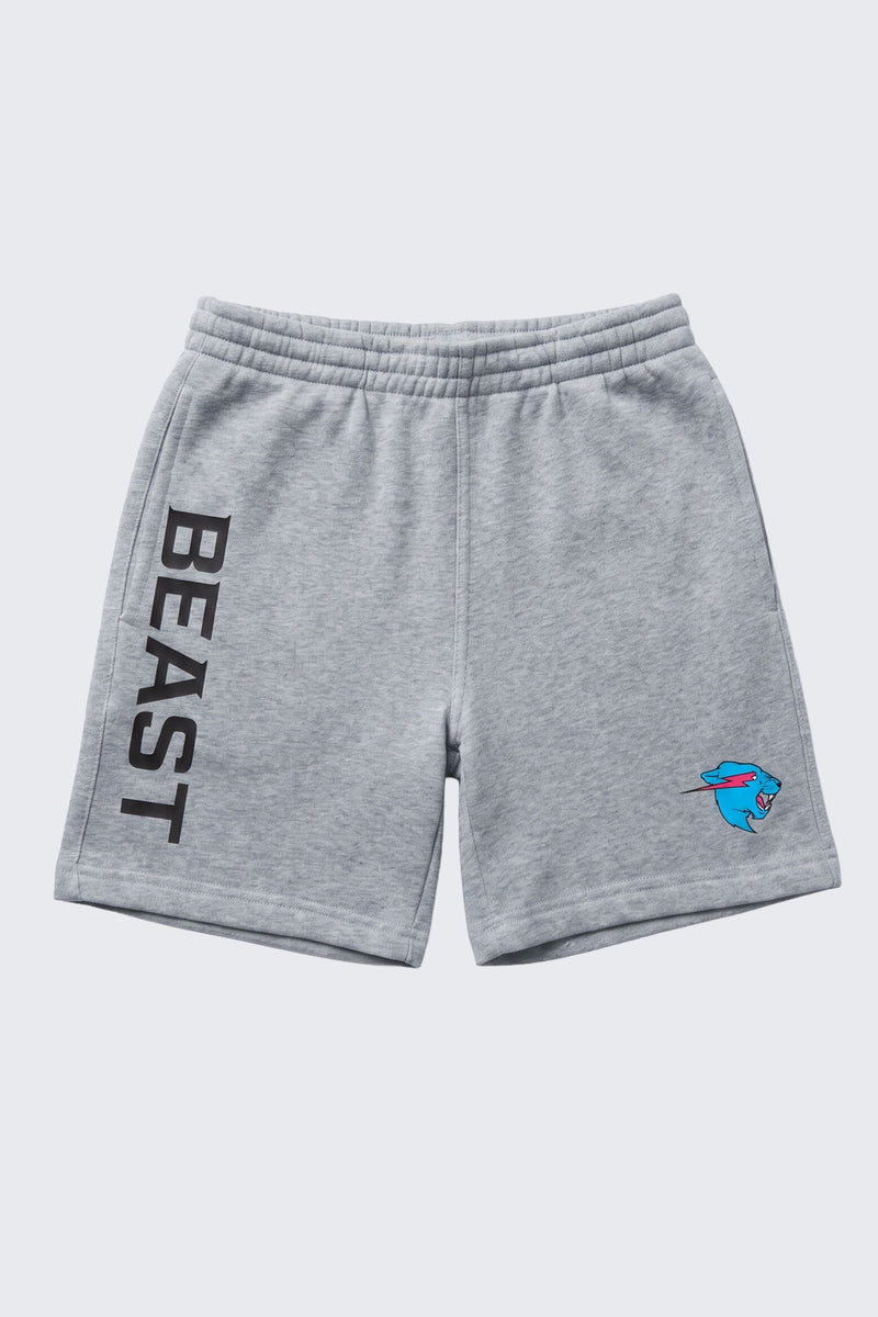 Beast Panther Sweat Shorts - Heather gray / SM (6/7)