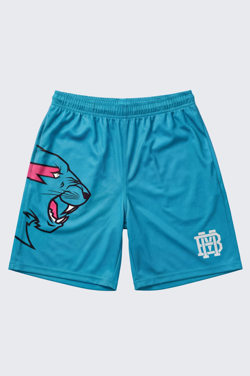 MB Panther Baseball Shorts - SM (6/7) / Beast Blue