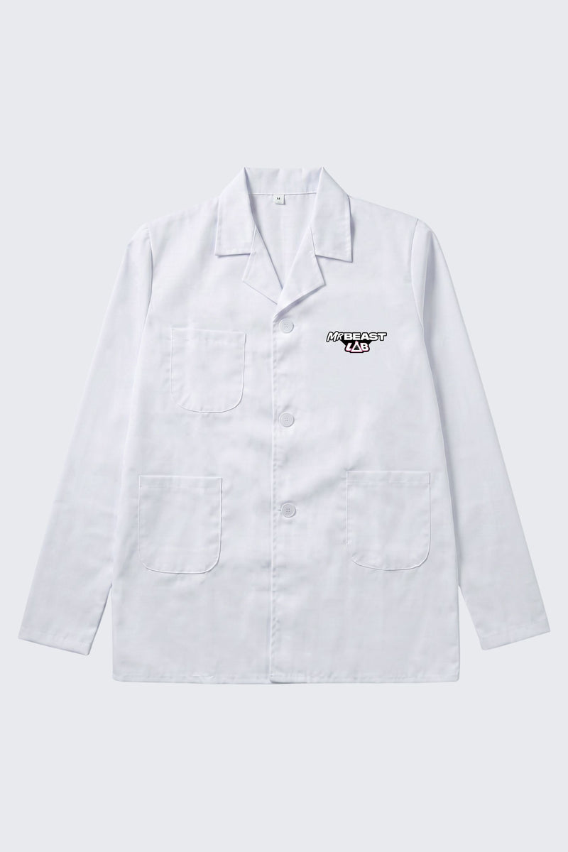 MrBeast Lab Coat - White / SM (6/7) MD (8/9)