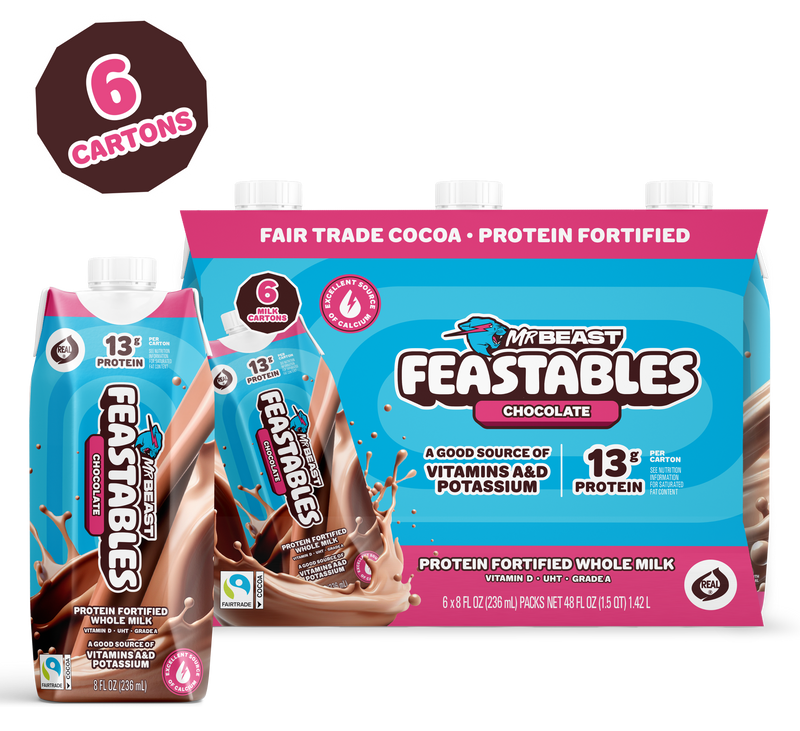 Chocolate Milk - 8oz Cartons / 6 Pack