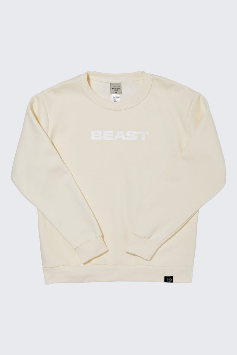 Beast Originals Crewneck Sweatshirt - Natural/White / SM (6/7)