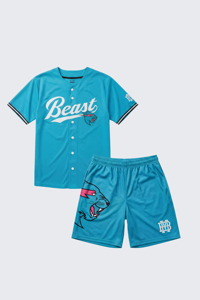 Authentic Beast Edition Baseball Jersey + Shorts Set - SM (6/7) / SM (6/7)