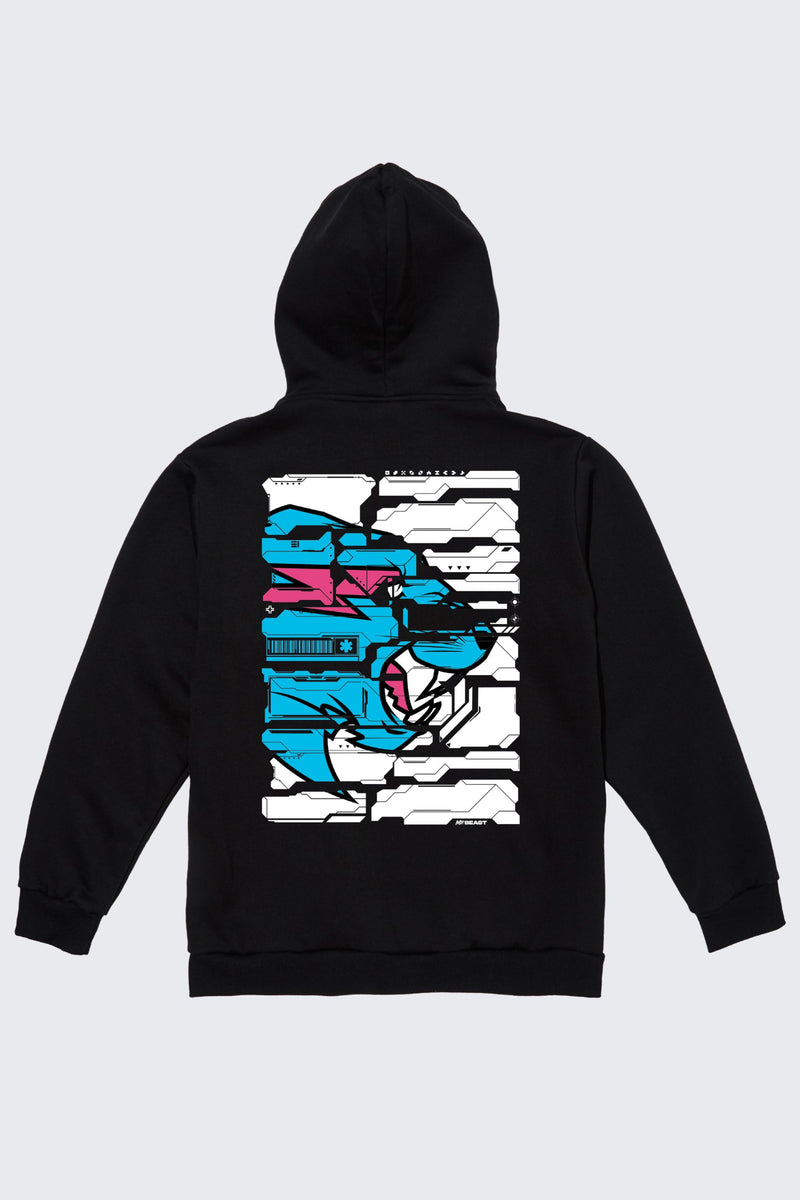 Beast Particle Hoodie - MD (8/9) / Black