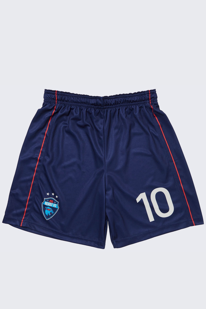 Beast FC Soccer Shorts - SM (6/7) / Blue
