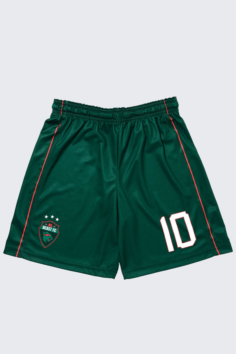 Beast FC Soccer Shorts - SM (6/7) / Green