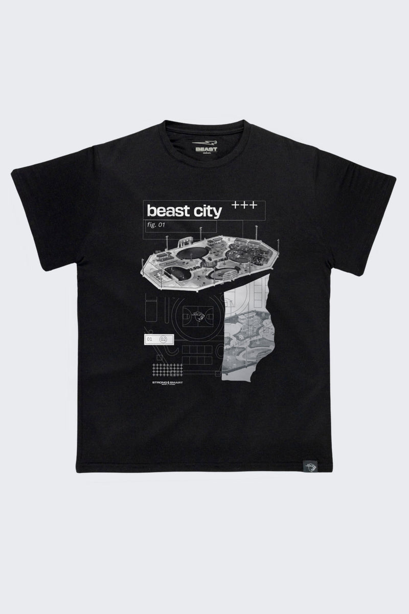 Beast Games Beast City Tee - SM (6/7) / Black