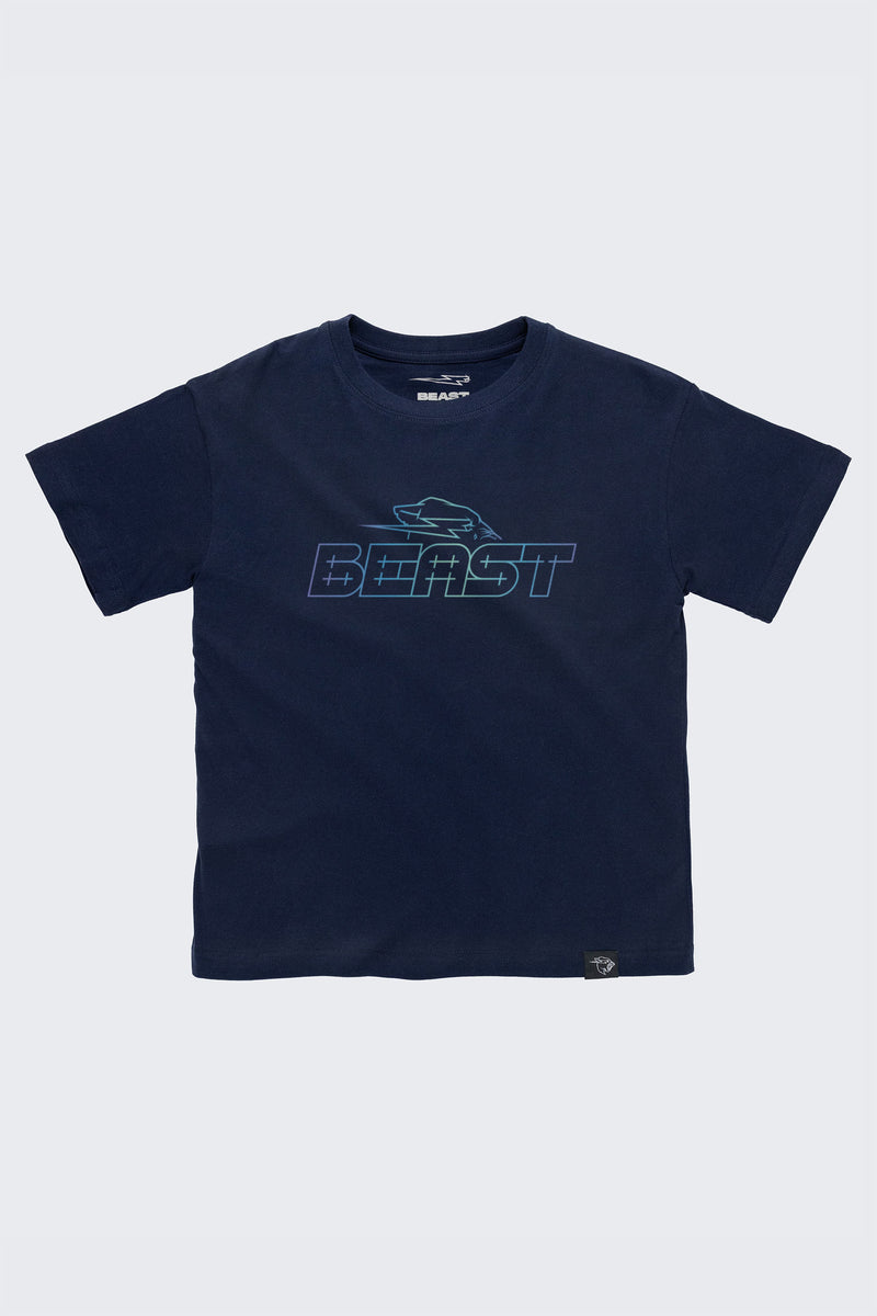 Gradient Beast Tee - SM (6/7) / Navy