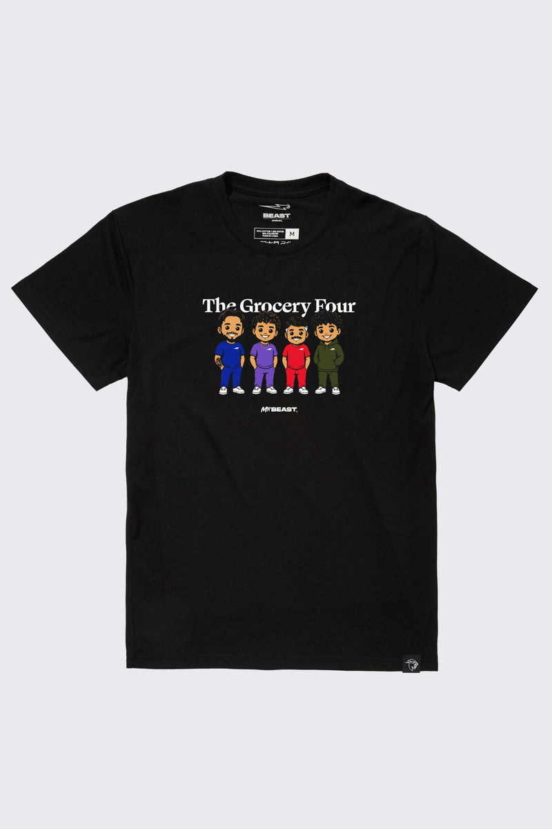 Grocery Four Tee - Cartoon / 2XL