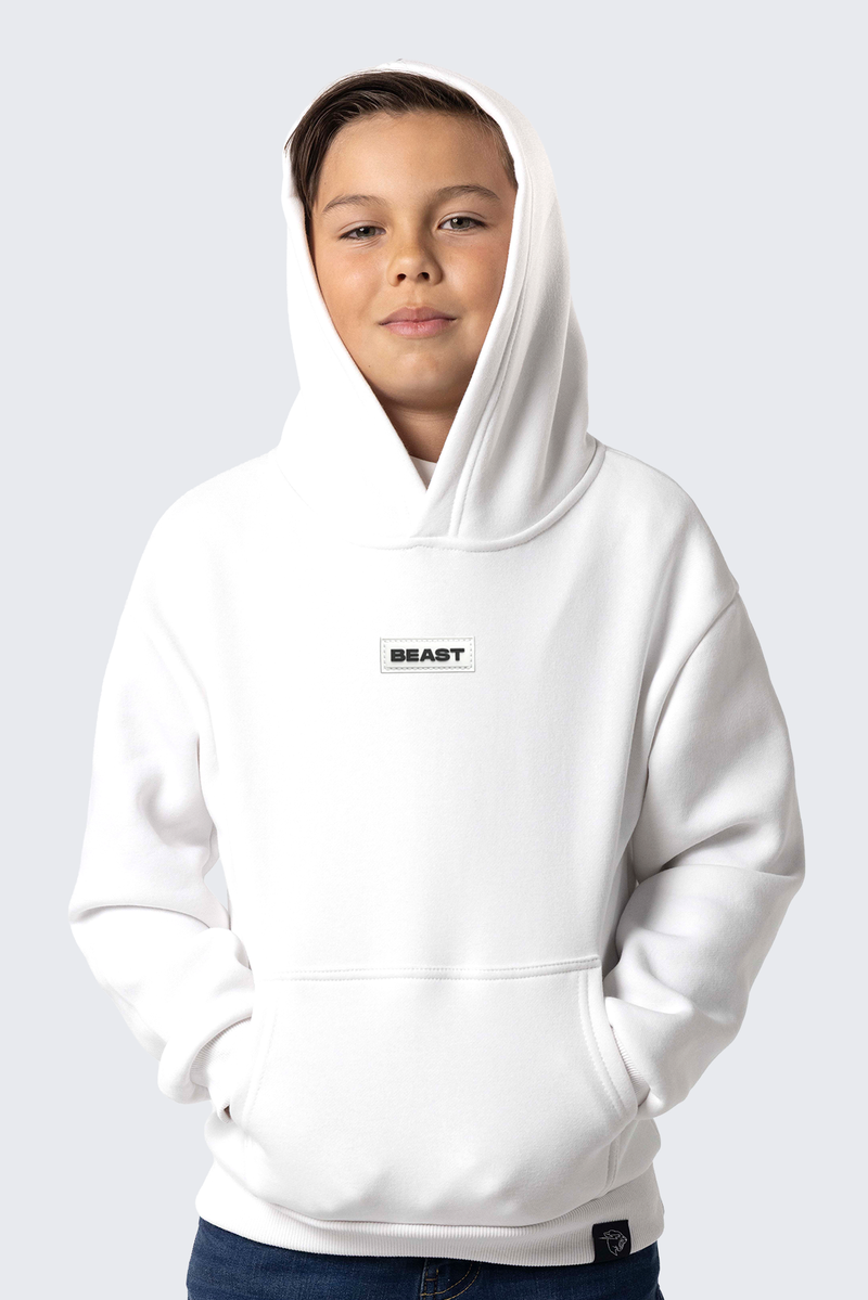 Youth Stealth Hoodie - LG (10/11) / White