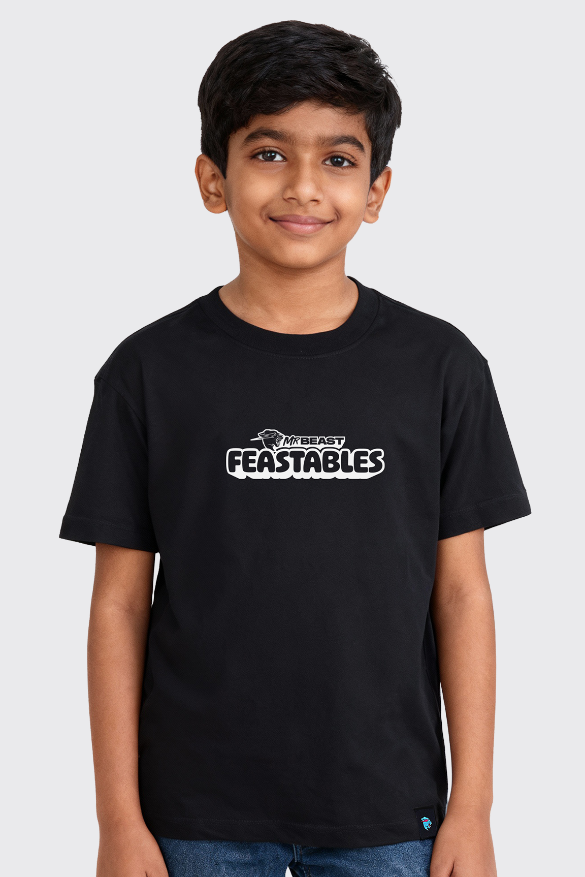 Youth-Wavy-Tee-black-front-Model-1.png